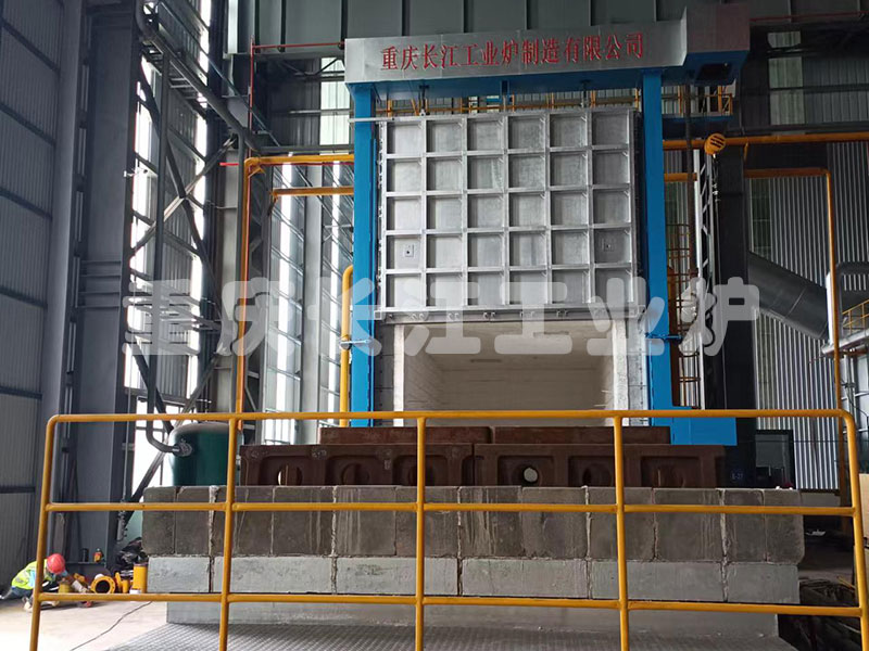 高温型燃气加热大型台车炉